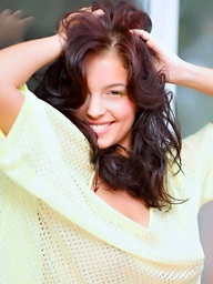 Inez shows off her awesome puffy nipples